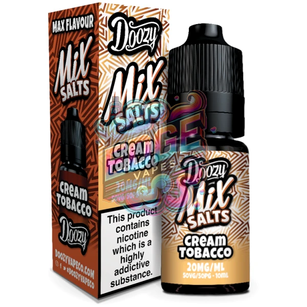 Cream Tobacco Doozy Mix Salts 10ml Large