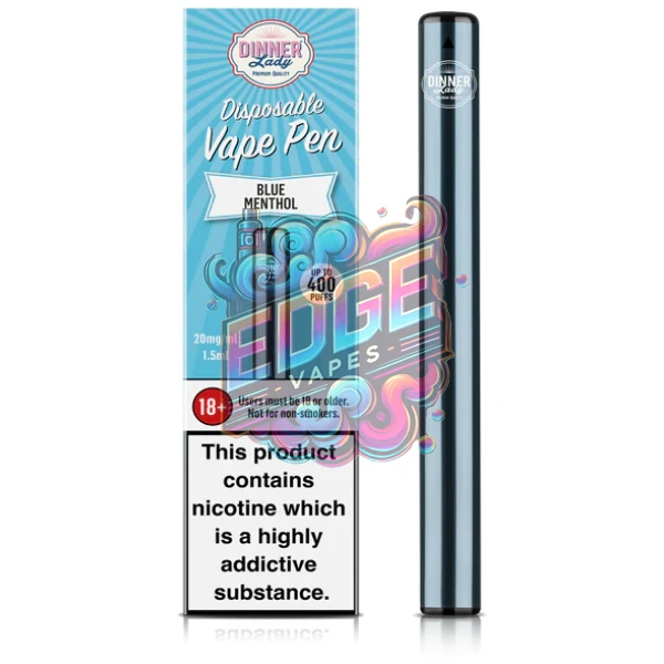 Dinner Lady Blue Menthol Disposable Vape Pen