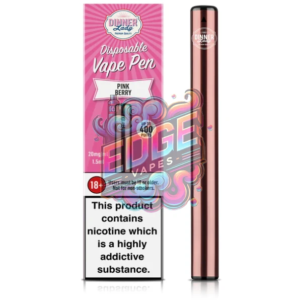 Dinner Lady Pink Berry Disposable Vape Pen