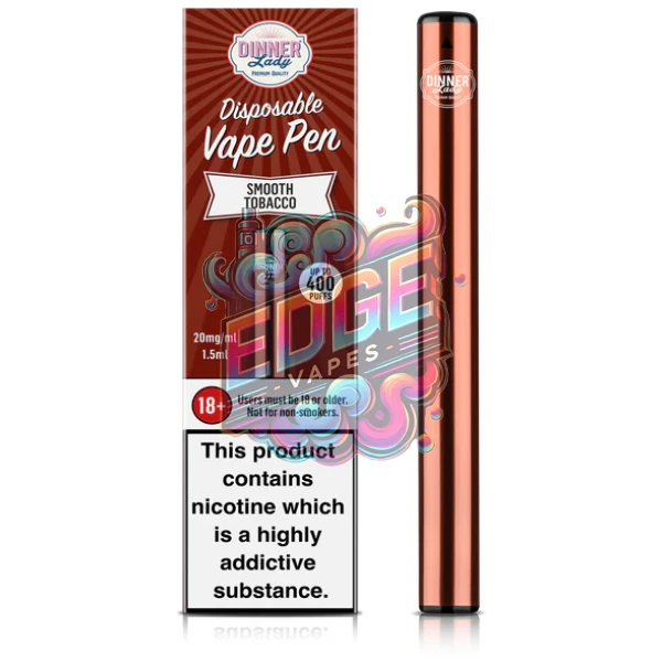 Dinner Lady Smooth Tobacco Disposable Vape Pen