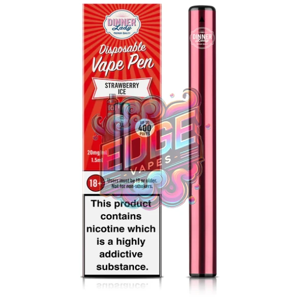 Dinner Lady Strawberry Ice Disposable Vape Pen