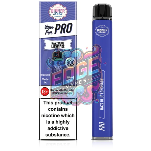 Dinner Lady Razz Blues Lemonade Disposable Vape Pen Pro