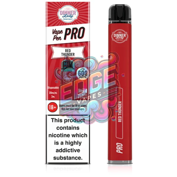 Dinner Lady Red Thunder Disposable Vape Pen Pro