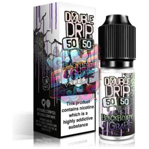 Double Drip Blackberry & Grape 50/50 E-Liquid 10ml