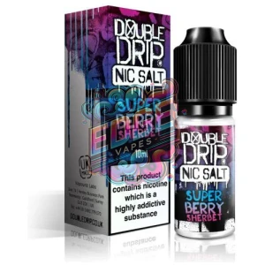 Double Drip Super Berry Sherbet Nic Salt E-Liquid 10ml