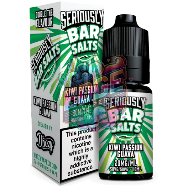 Kiwi Passion Guava Seriously Bar Salts 10ml Large