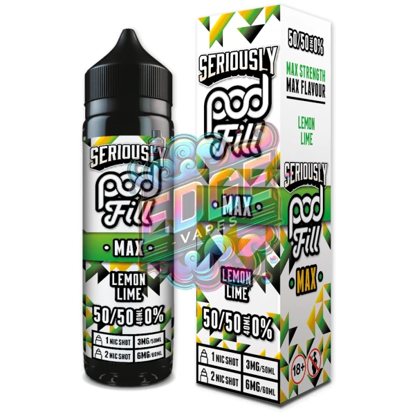 Lemon Lime - Seriously PodFill Max 40ml Bottle & Box Large