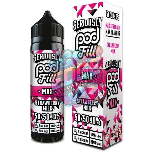 Strawberry Milk - Seriously PodFill Max 40ml Bottle & Box Large