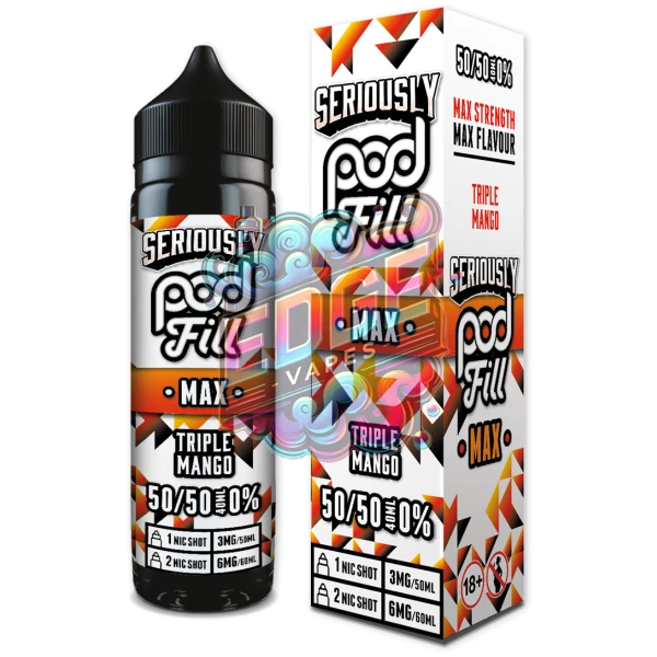 Triple Mango - Seriously PodFill Max 40ml Bottle & Box Large