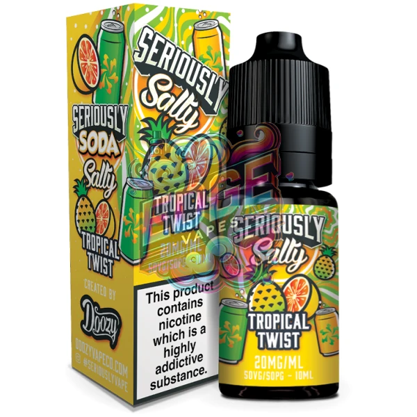 Tropical Twist Seriously Salty - Soda 10ml Bottle & Box