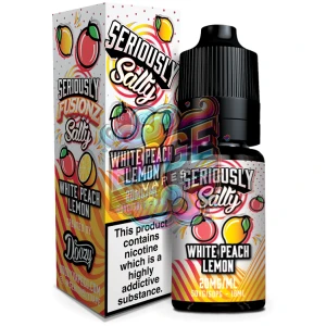 Seriously Fusionz Salty White Peach Lemon Nic Salt E-liquid