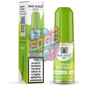 Bar Juice 5000 Sour Rainbow 10ml Nic Salt E-Liquid