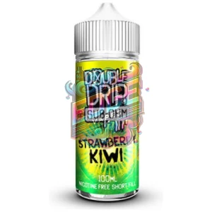 Double Drip Strawberry Kiwi 100ml Shortfill