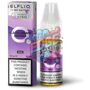 Elf Bar ElfLiq Blackcurrant Aniseed 10ml Nic Salt E-Liquid